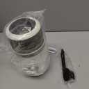 SHARDOR Electric Super Silent Blade Coffee Grinder, Timed Grind Control Rotary Knob, Adjustable Coarse to Fine for Coffee Beans, Spices & Herbs, with 1 Removable Stainless Steel Bowl, Cream