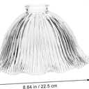 Uonlytech Vintage Glass Lamp Shade 8.85X5.90 Inch Pendant Light Cover Decorative Wall Sconce Fixture Soft Light Diffuser Easy Installation