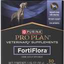 Purina Pro Plan Veterinary Supplements FortiFlora Daily Probiotics for Dogs, Helps Digestive Gut Health and Diarrhea - 30 ct. Box, BBD 01/2027