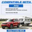 Class 3 Trailer Hitch Fits 2011-2021 Jeep Grand Cherokee, 2022 JGC WK 13065