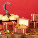 Bright Creations Baby Shower Decorations Mini Unfinished Wooden Treasure Boxes - 3.5 x 2.2 x 2 In, Brown, Pack of 12, Chest Style - Wooden Treasure Chest to Paint & Party Favors