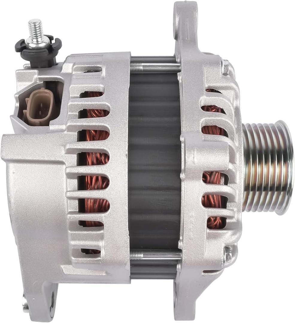 150A 12V 7 Groove Alternator Replacement for Nissan Pathfinder Murano, Infiniti QX60 JX35 2013-2017# 23100-3JA1A 11538N 11538 23100-3JA1ARE A003TJ3991 A3TJ3991 412512A