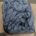 RV Cover, 7 Layers Waterproof Camper Cover with Tongue Jack Cover, Windproof Travel Trailer Cover with Gutter Cover, Fit for 24-27ft (Grey)