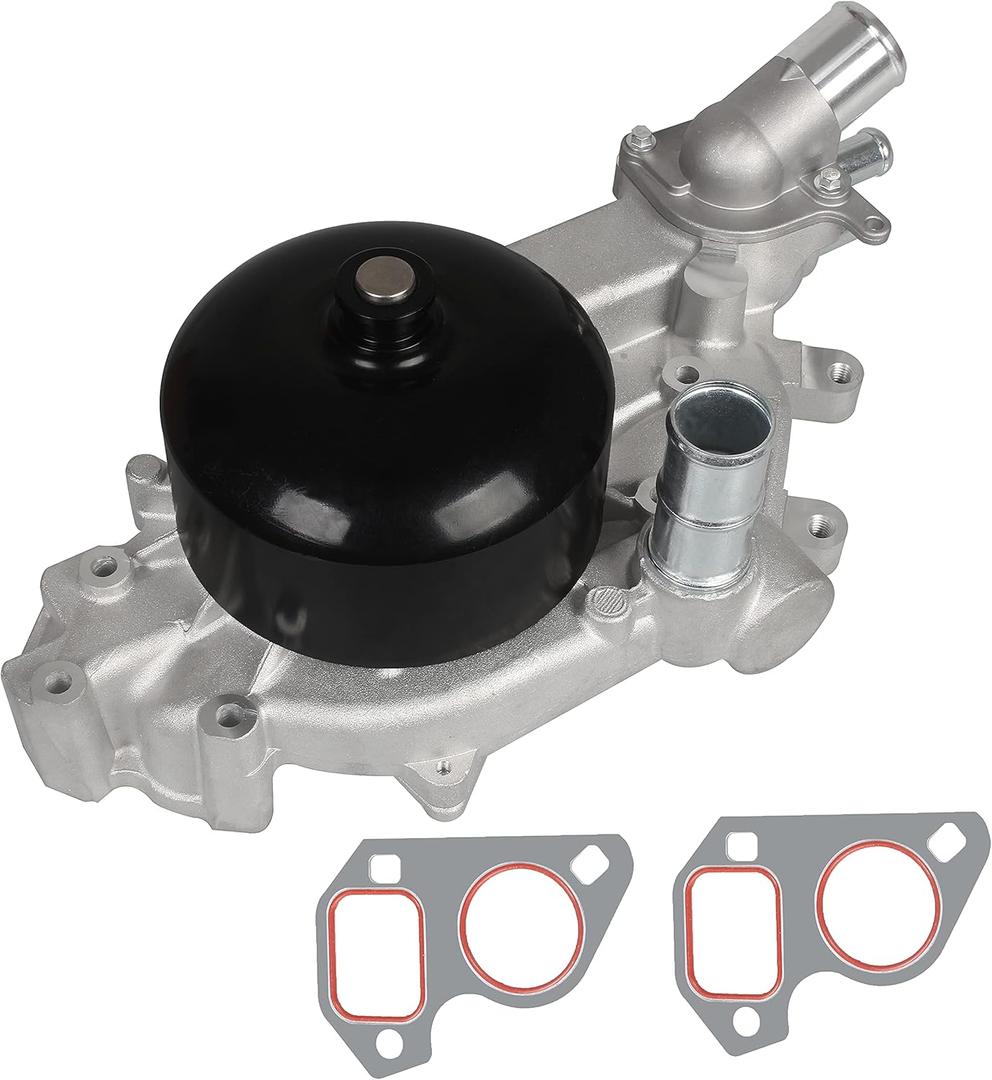 IRONTREE AW5081 Professional Water Pump Kit with 2 Metal Gaskets and Thermostat Compatible with Chevy Corvette Camaro, Pontiac Firebird GTO, Avanti II, 5.7L 6.0L V8 Engine, OE Replacement