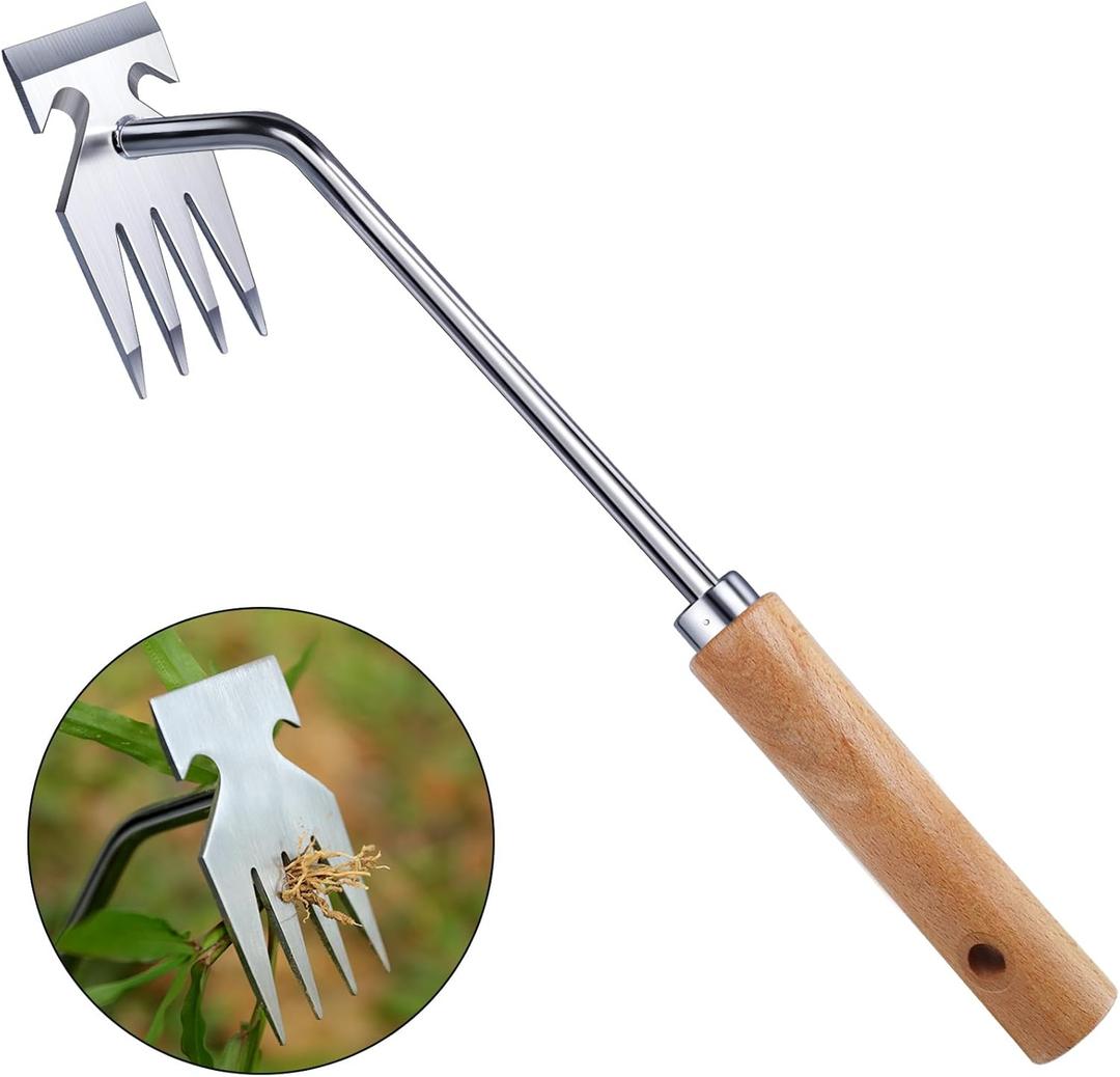 Weed Puller Tool, Weed Pulling Tool, Weeding Tools, Garden Tools, Weed Remover Tool, Stainless Steel, Anti-Detachment, Gardening Essentials, Gardening Hand Tools for Backyard Planting Weeding