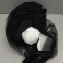 Classic Women Fancy Bunny Costume Girl Dress Tuxedo Style Black Dress Cosplay Costume Tail Ears Stockings Gloves Set (Medium)