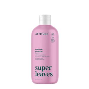 ATTITUDE Body Wash, EWG Verified Shower Gel, Dermatologically Tested, Plant and Mineral-Based, Vegan Personal Care Products, Coconut & Wild Berries Scent, 16 Fl Oz, Pack of 3