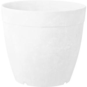 Root & Vessel Dolce Round Planter, White, 10"
