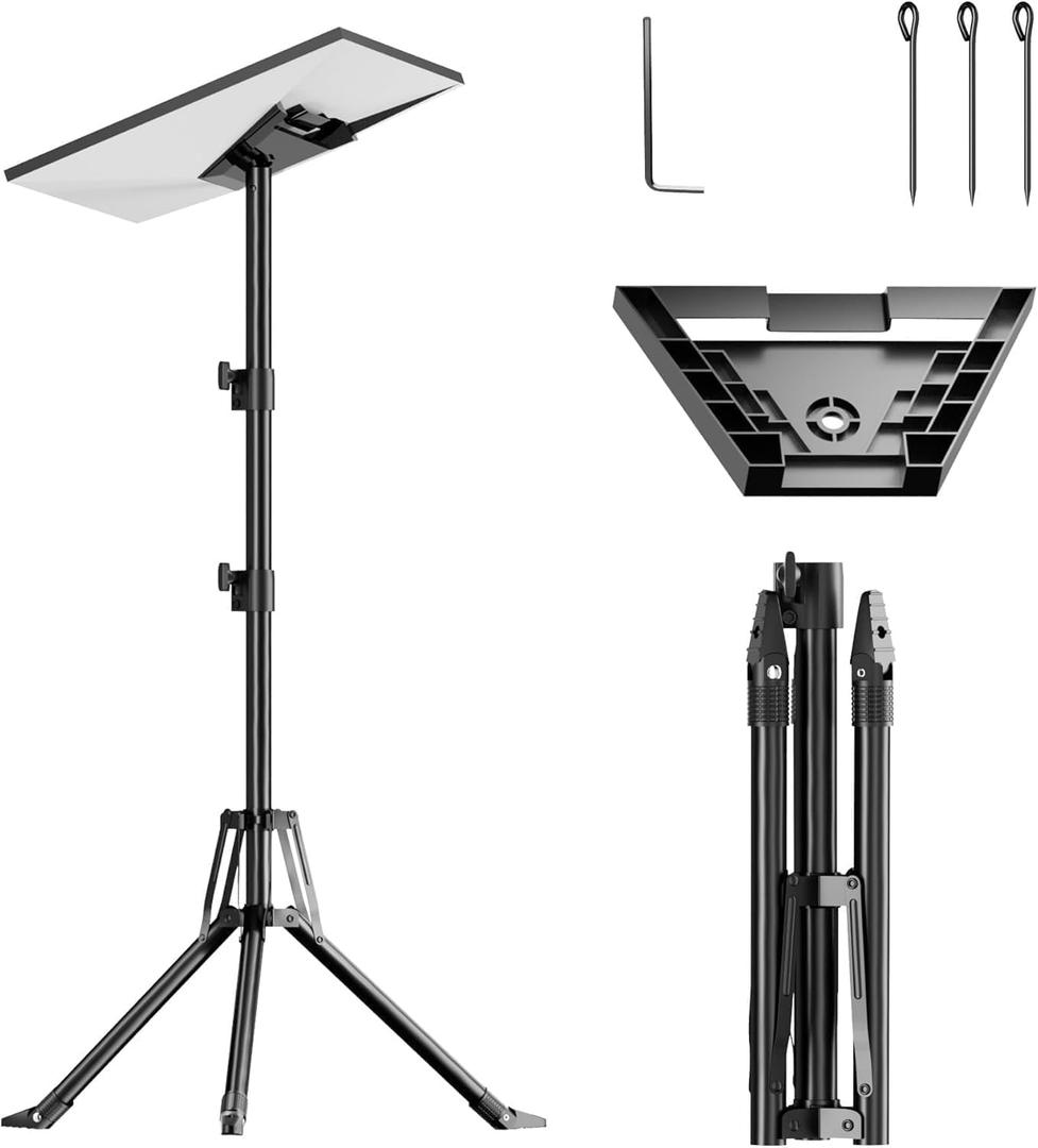 Starlink Mini Mount Tripod, Adjustable Height Starlink Mini Stand with Adapter, Compatible with Starlink Mounting Accessories Kit Starlink Mini Tripod