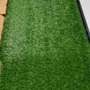 Dog Grass Large Potty Patch, Dog Litter Boxes Artificial Grass Bathroom Turf for Pet Training, Washable Puppy Pee Pad, Perfect Indoor/Outdoor Portable Potty Pet Loo (Tray system-35"X22.6")