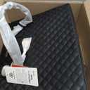 LOVEVOOK Lunch Tote Bag for Women, 15.6 Inch Laptop Bag with Insulated Lunch Compartment, Quilted Large Capacity Computer Handbag with Purse for Business, Work, Nurse, Office, Collage, Casual, Black