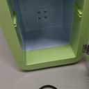 CAYNEL Mini Fridge Portable Thermoelectric 4 Liter Cooler and Warmer for Skincare, Eco Friendly Beauty Fridge For Foods, Medications, Cosmetics, Breast Milk, Medications Home and Travel (Light green)