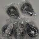 RidRed Office Chair Wheels - Replacement Rubber Wheels - Universal Fit 3 Inch Casters, Heavy-Duty Chair Casters, Noise Free, Fits 98% Chair, for All Floor (5) (Transparent)