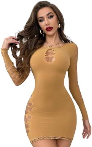 Fishnet Dress for Women Fishnet Stockings, Exotic Dancer Fishnets Lingerie Stylish Bodysuit Leggings Lingerie Bodystocking, One Size