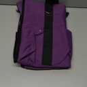 Becokan Large Tote Bag for Women Waterproof with 12 Pockets Top Zipper Closure Utility Teacher Nurse Bags for Work School (Purple)