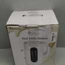 IAGREEA 8 in 1 Nut Milk Maker Machine Stainless Steel Lid BPA Free for Homemade Almond/ Oat/ Soymilk, 35 oz(1L) Almond Milk Maker with 8 Mins Self-Cleaning, 2 hrs Keep Warm, 750W Stirring Power, White