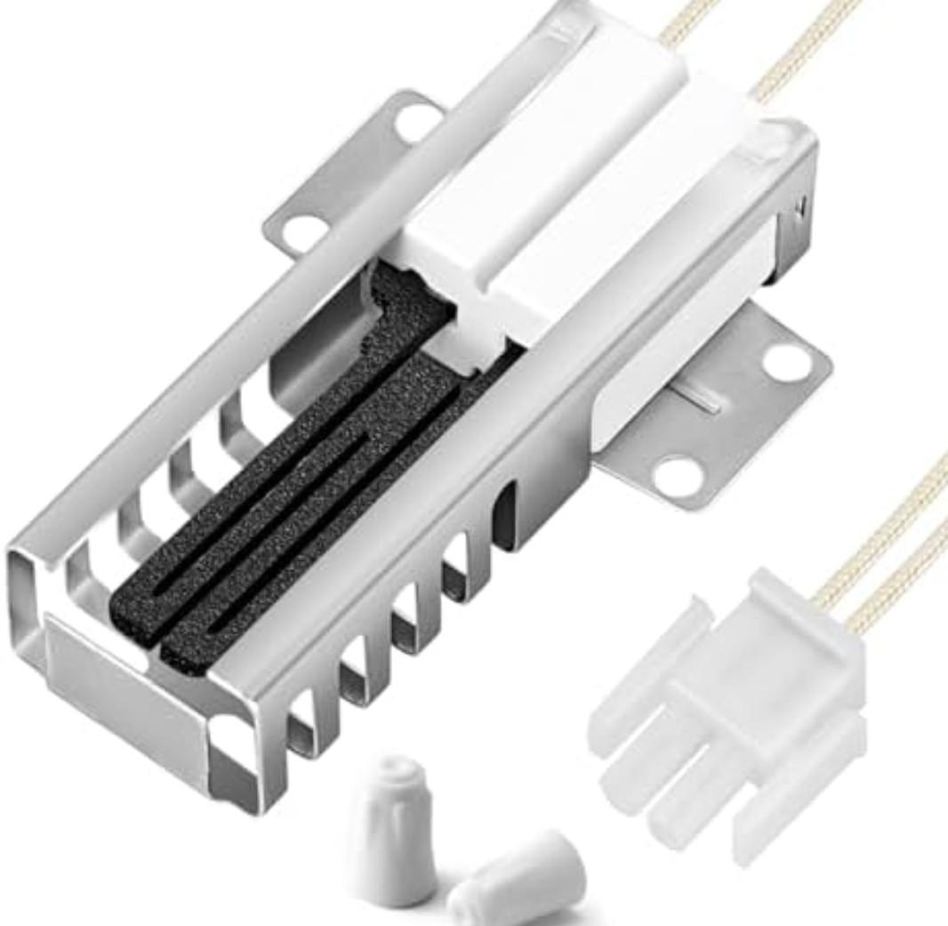 【Upgraded】WB13K21 Gas Range Oven Flat Igniter with Connector Plug, 5303935066 Oven Igniter for GE Hotpoint Kenmore Gas Stove, Replaceable IG9998 Norton-501a AP2020569 PS231280 WB13T10045 by Cenipar