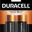 Duracell Coppertop D Batteries, 4 Count (Pack of 1), D Battery with Long-lasting Power, All-Purpose Alkaline D Battery for Household and Office Devices, 2 Count (Pack of 1)