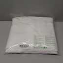 NICETOWN White Linen Sheer Curtains and Drapes 84 inches Long, Rod Pocket & Back Tab semitransparent with Light Through Vertical Window Treatments for Sliding Glass Door & Living Room, 52"W, Set of 2