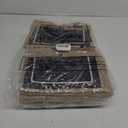 16 Pieces Jute Burlap Totes Jute Tote Bags Reusable Burlap Bags with Handles for Wedding Shopping, 11.8 x 7.87 x 5.5 Inches (Black,Classic)