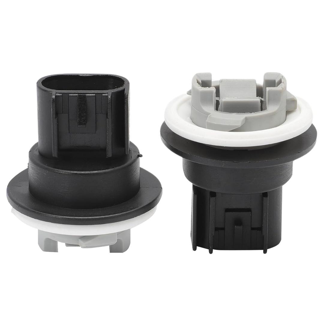 2Pcs Parking Light Bulb Socket for 2007-2017 Jeep Compass Patriot, Turn Signal Light Lamp Bulb Socket Replace 645-504 68000686AA