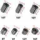 JRRXM Pair of 12V 18V 20V 24V Fast Drive Motor High Speed Engine for Kid's Power Wheels Ride on Toys Electric Car Motor Upgrade Replacement Parts Accessory 2PCS (12VRS550 40000RPM)