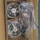 OYEARS 22.5" Boho Table Lamps Set of 2 for Living Room, Bedside Lamp for Nightstands, Rattan Lamp for Bedroom, Farmhouse Table Lamp for Room Decor, End Table, Retro, BrownNot Include Bulbs