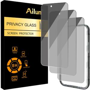 Ailun 3 Pack for iPhone Air Privacy Screen Protector [6.5 inch] with installation frame, Anti Spy Private Tempered Glass Anti-Scratch Case Friendly[Not for iPhone 17/17 Pro/17 Pro Max]
