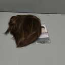 QUEENTAS Short Hair Wigs for Women Brown Bob with Bangs Pixie Cut Wig Synthetic Hair Wigs Daily Use or Cosplay (Dark Brown Highlingt Blonde)