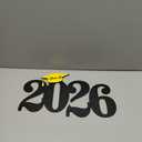 2026 Graduation Decorations - Wooden 2026 Graduation Guestbook Sign, 2026 Graduation Signature Board Signs, 2026 Graduations Decorations for Graduations Party Photo Props Guest Book for High School College