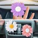 2PCS Daisy Flower Silicone Mold 3D Flower Fondant Chocolate Cake Cupcake Topper Decoration Mold Unique Resin Candle Molds Handmade Cake Dessert Decoration Chocolate Cupcake