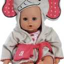 Adora Bath Time Babies Collection, 13" Baby Doll and Clothes Set, Made with Fresh Powder Scent and Exclusive QuickDri Vinyl Body, Birthday Gift for Ages 1+ - Elephant