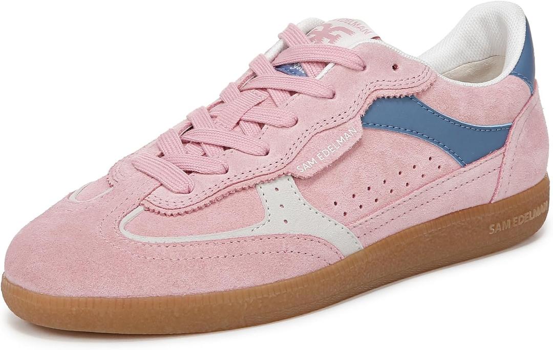 Sam Edelman Women's Kallen Sneaker (8, Lolita Pink/Flex Navy)