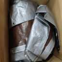 20' x 40' Super Heavy Duty 16 Mil Silver/Brown Poly Tarp Cover - Thick Waterproof, UV Resistant, Rip and Tear Proof Tarpaulin with Grommets and Reinforced Edges - by Xpose Safety