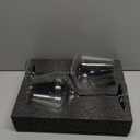 JBHO Hand Blown Italian Style Crystal Burgundy Wine Glasses - Lead-Free Premium Crystal Clear Glass - Set of 2-21 Ounce - Gift-Box for any Occasion