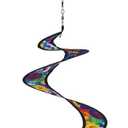 In the Breeze 0988 Spring Pansies Hot Air Balloon Wind Spinner-Outdoor Hanging Decoration