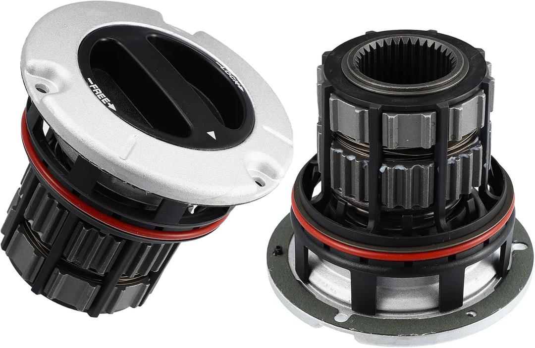 X AUTOHAUX 2pcs BC3Z-3B396-B 4WD Front Manual Wheel Locking Hub 4x4 Wheel Hub Axle Actuator Locking Drive Hub for Ford F250 F350 F450 F550 Super Duty 2005-2022