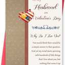Missonemi Funny Valentine's Day Card for Husband, Romantic Valentines Day Gifts for Husband from Wife, Happy Valentine's Day Card for Men Him, Love Card