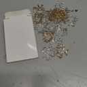 Hicarer 20 Pcs Pendant Trays for Jewelry Making Branch Shape Metal Claw Cage Pendant Holder Crystal Cage Necklace Open Bezels for DIY Necklace Jewelry Making Supplies (Silver and Gold)