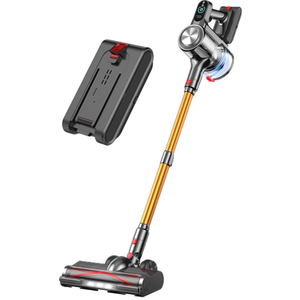 Cordless Vacuum Cleaner, 450W/40Kpa Vacuum Cleaners for Home with LED Screen, 45Mins Stick Vacuum Cordless Rechargeable Dock, Handheld Vacuum Cleaner for Pet Hair, Carpet, Hardwood Floor, A40