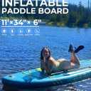 TIGERXBANG 11'6"/11'/10' Inflatable Paddle Board with Complete Accessories, Versatile Premium Paddle Boards for Adults/Youth, Stand Up Paddle Board Polar/Wave/Sunny Wave Collection