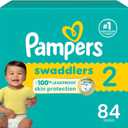 Pampers Baby Diapers - Swaddlers - Size 2, 84 Count, Ultra Absorbent Disposable Infant Diaper