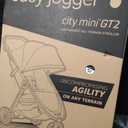 Baby Jogger City Mini GT2 All-Terrain Stroller Black Complete with Adjustable Handlebar Hand-Operated Parking Brake and car seat Adapter