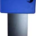 Liddle Bedside Shelf Nightstand, Space-Saving, Sturdy Plastic with Silicone Top, for Dorm Rooms and Bedrooms, Blue