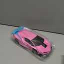 Rc Car, Remote Control Car Toys for Girls Birthday Gifts, 1:18 Pink Transform Robot Toy Cars with 360 Rotating Led Lights & One Button Deformation Transform Toys for Kids 3 4 5 6 7 8+