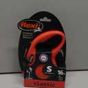 FLEXI New Classic Cord Retractable Dog Leash for Small Dogs up to 26 lbs.  16 ft., Red | Tangle-Free Pet Walking Leash with One-Handed Brake, Pause, Lock | German Quality Product