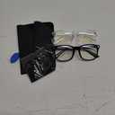 livho High Tech Blue Light Glasses - Advanced 99% Blue Light Blocking Computer Glasses - Anti Eyestrain & UV Glare Protection (*B1 Light Black+clear)