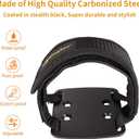 Toe Clips Straps for Peloton Bike Adjustable Metal Pedal Adapters with Regular Sneakers Using Clips On Toe Cages Indoor Cycling Exercise Fitness Bikes