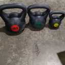 OLIXIS Kettlebell Set, Wide Grip Kettlebell Exercise Fitness Weight Set for Home Gym, Strength Training (Set of 4:5/10/15/20pounds)