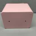 0.23 Cubic Feet Safe Box, Small Safe W/Fireproof Bag, Keys & Pass Code, Digital Electronic Security Money Box for Cash, Document, Home, Office, Hotel Use, Pink, 6.69"D x 9.06"W x 6.69"H